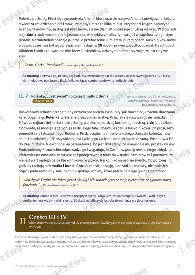 Zbrodnia i kara - kompletne kompendium wiedzy na maturę