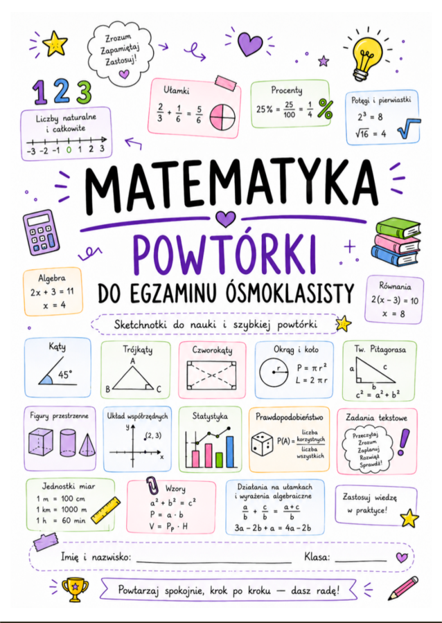 Powtórki z matematyki do egzaminu 8klasisty