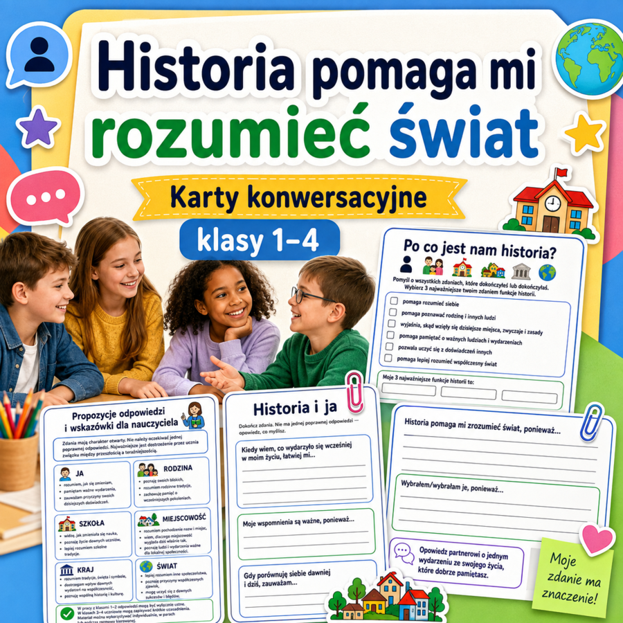 Historia pomaga mi rozumieć świat — 24 zdania do dokończenia