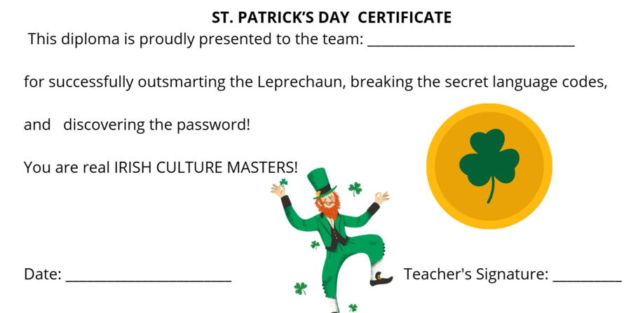 St. Patrick's Day- stacje dydaktyczne