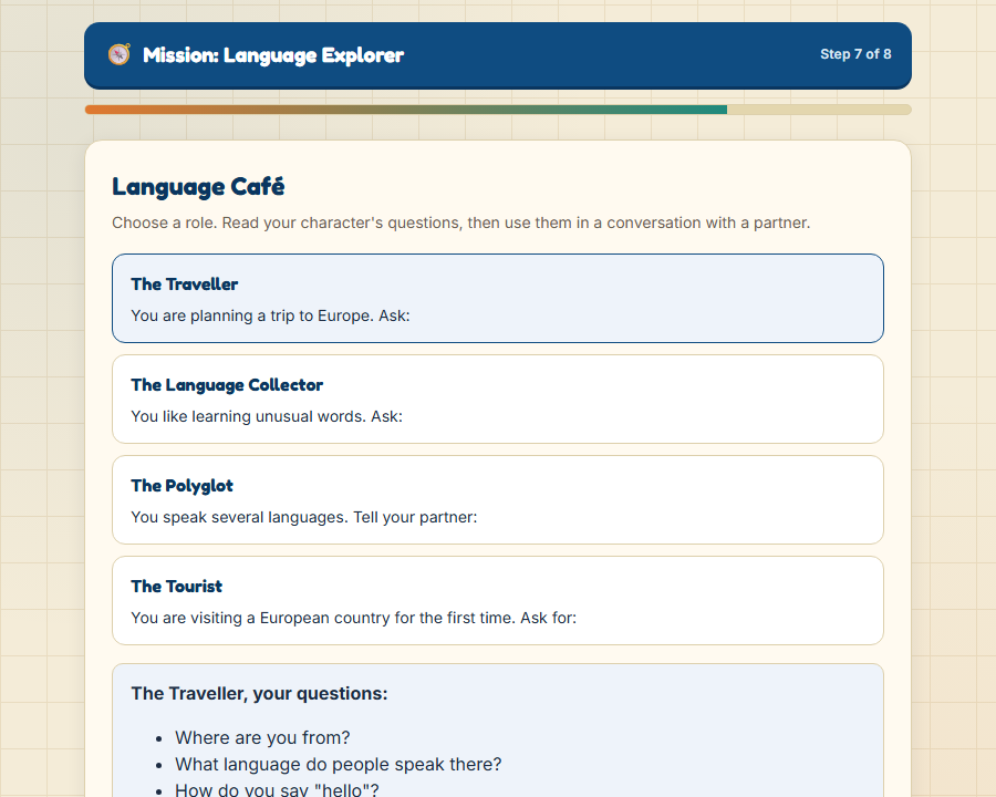Mission: Language Explorer, na Europejski Dzień Języków