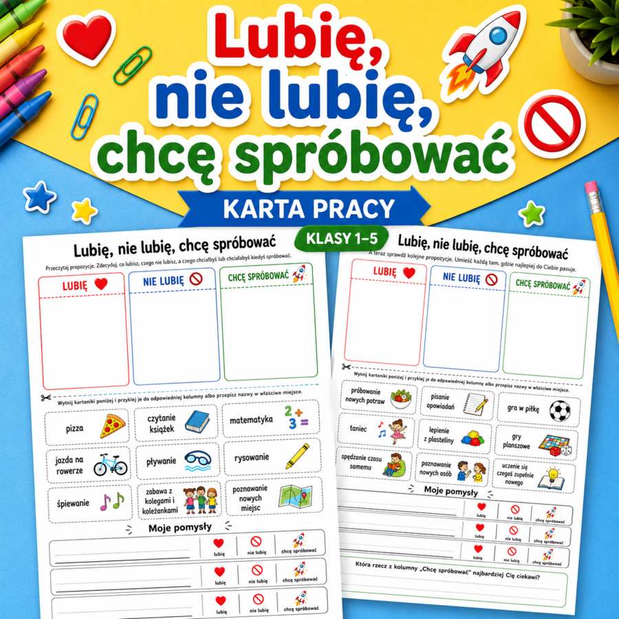 Lubię, nie lubię, chcę spróbować