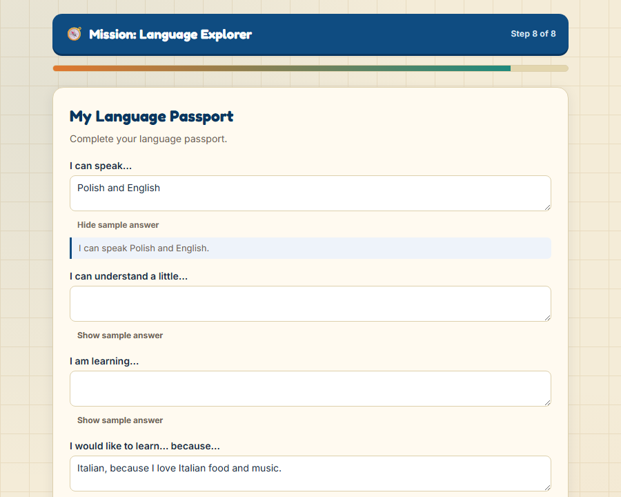 Mission: Language Explorer, na Europejski Dzień Języków