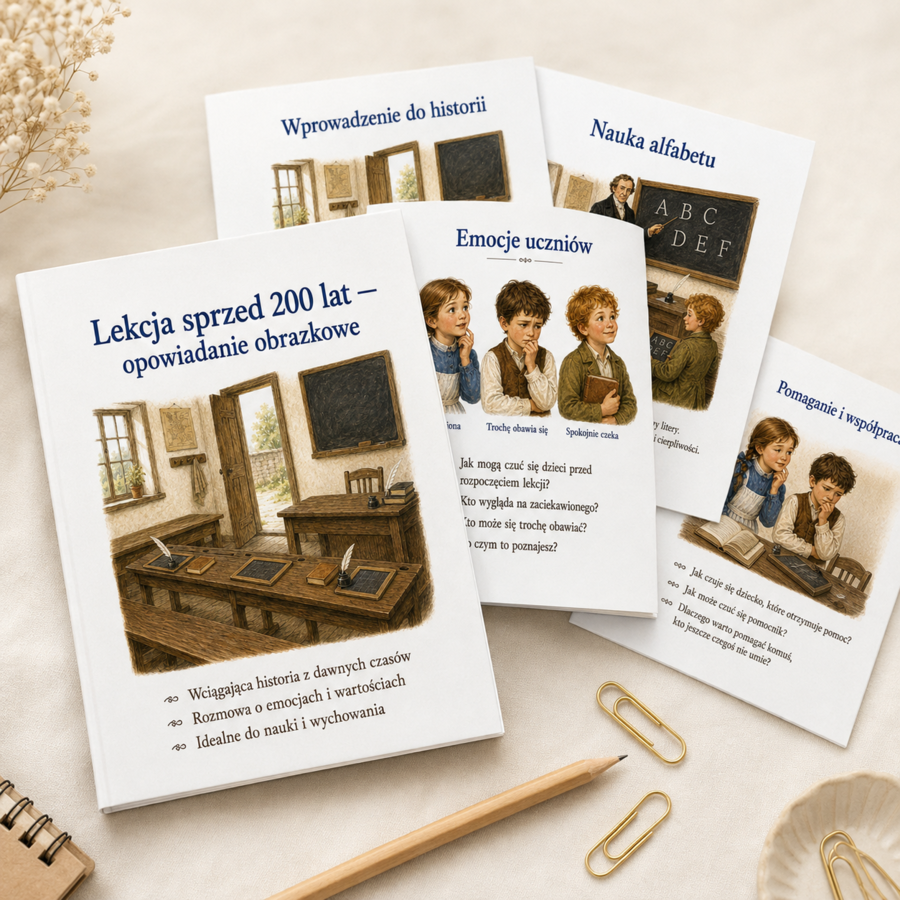 Lekcja sprzed 200 lat — opowiadanie obrazkowe