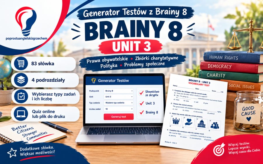 Generator testów Brainy 8, Unit 3