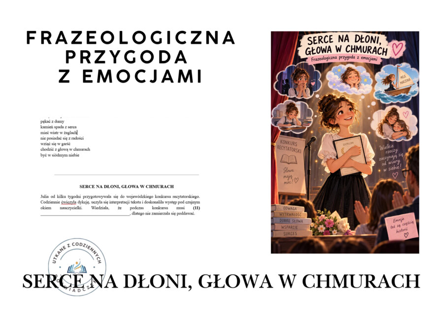 SERCE NA DŁONI, GŁOWA W CHMURACH. Frazeologiczna przygoda z emocjami