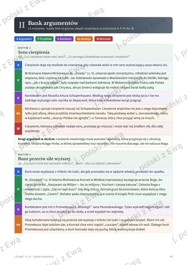 Dziady III - kompletne kompendium wiedzy na maturę