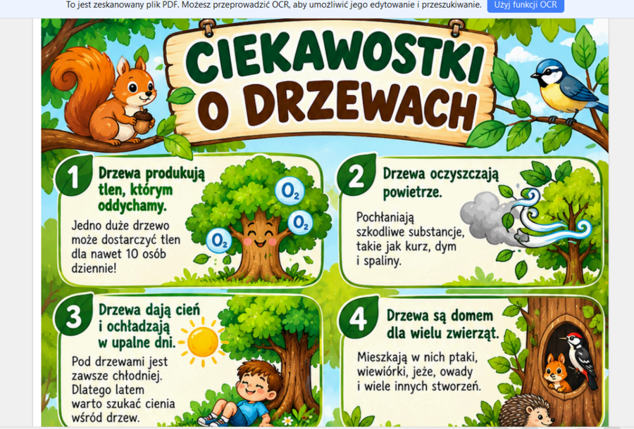 Dzień drzewa. Ciekawostki o drzewach.
