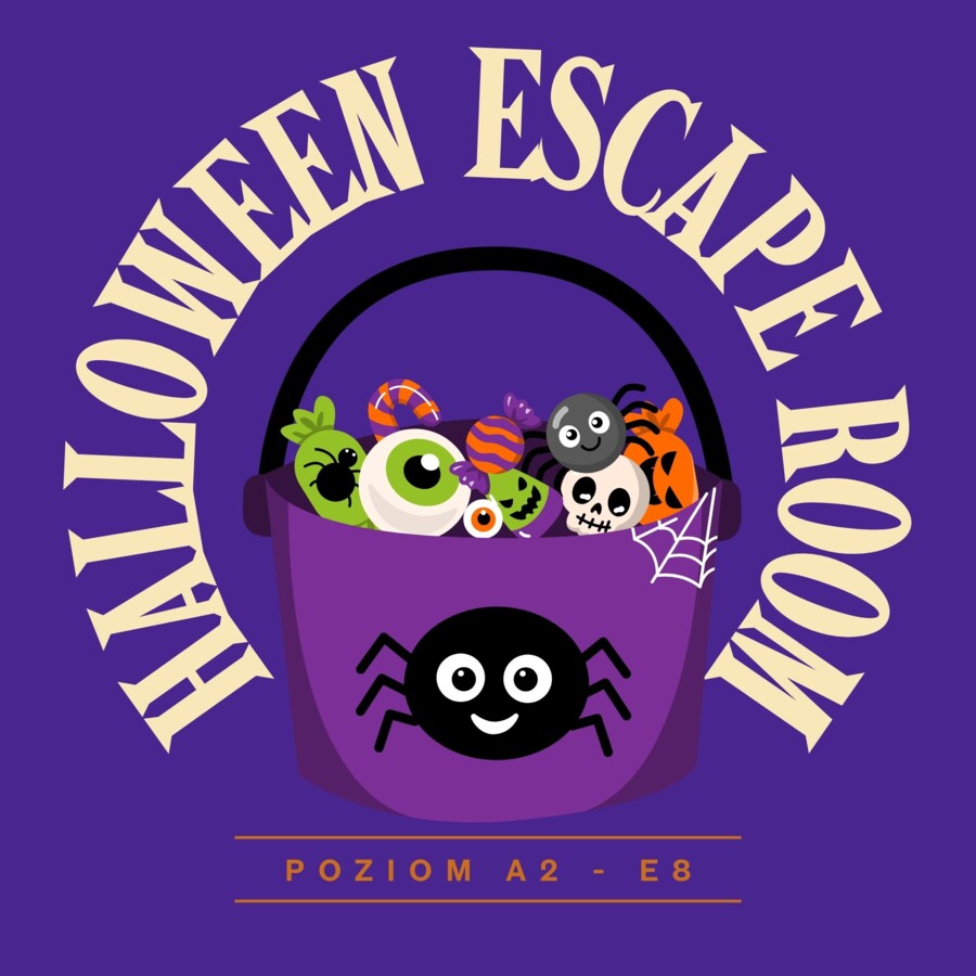 Halloween escape room po angielsku, klasa 8, A2/A2+: The Ghost of the City Museum, zagadki w formacie egzaminu ósmoklasisty