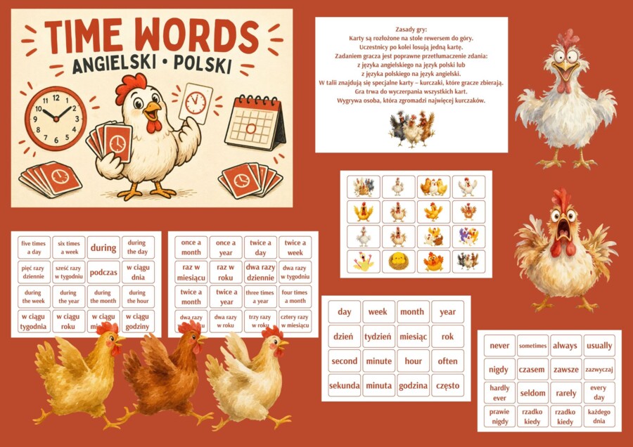 English time expressions game