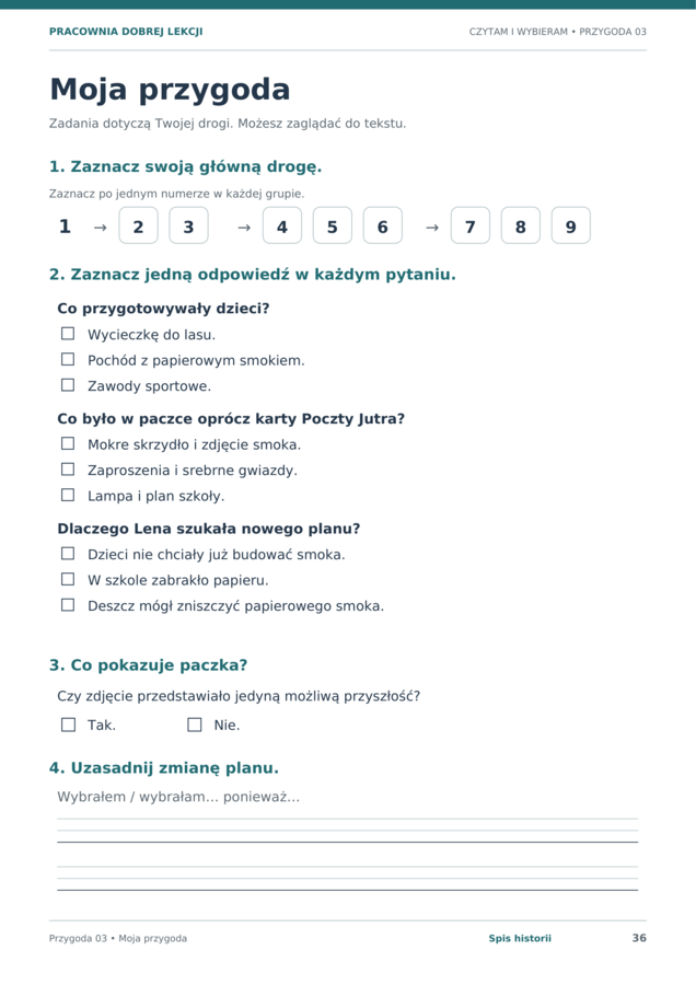 Czytam i wybieram. 5 przygód z decyzjami. Czytanie ze zrozumieniem dla klas 2–3