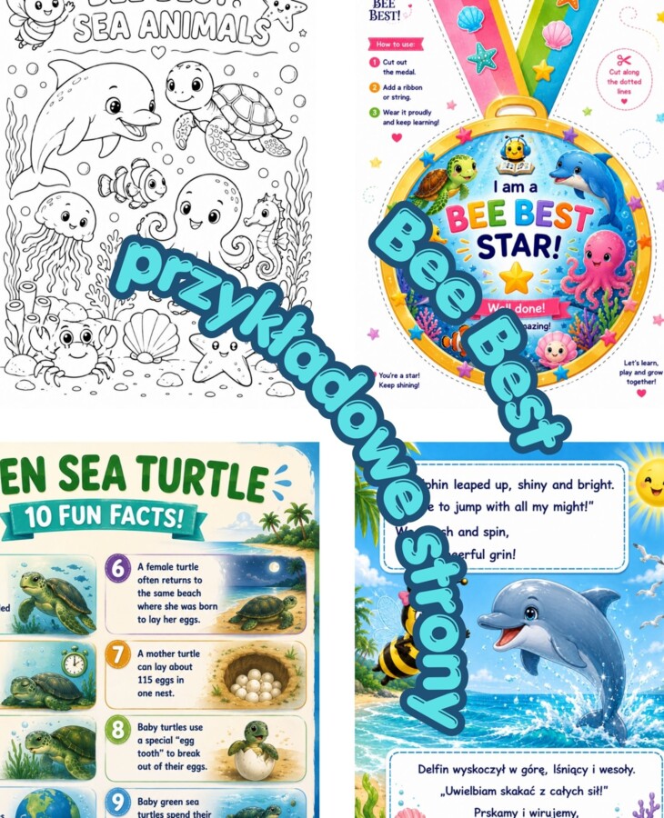 Bee Best - Sea animals - e-book