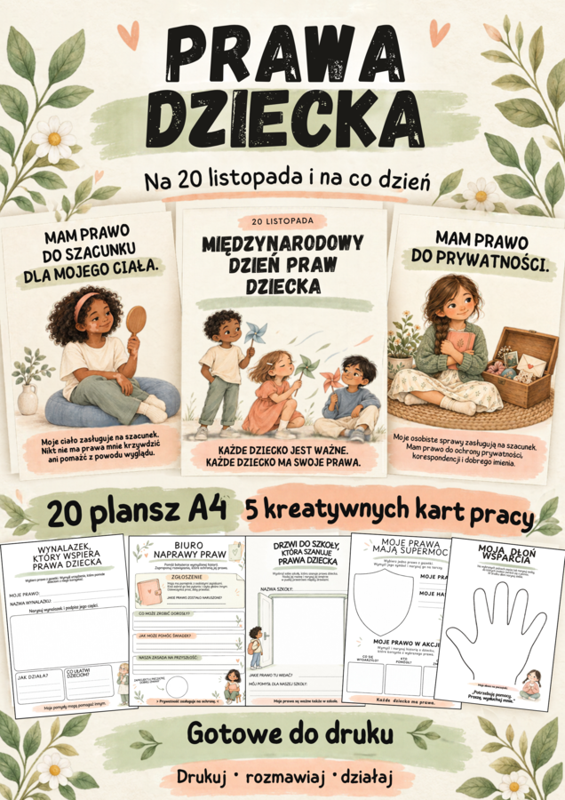 💛 Każde dziecko jest ważne. Każde dziecko ma swoje prawa.