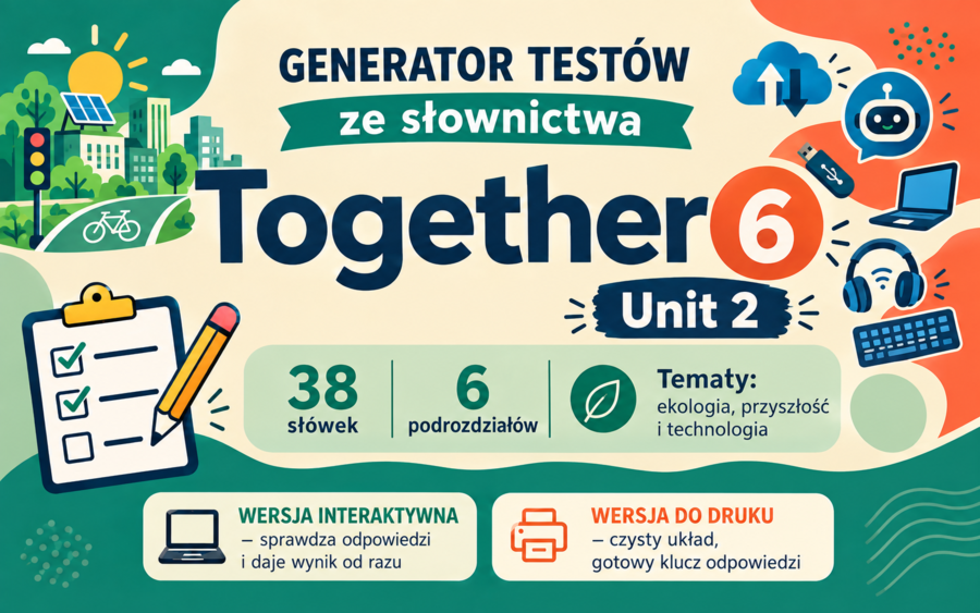 Generator testów Together 6, Unit 2