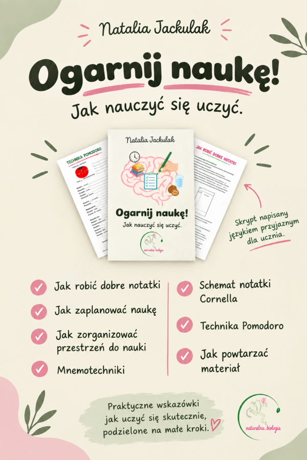 "Ogarnij naukę. Jak nauczyć się uczyć."