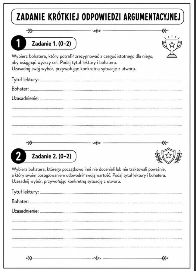Lektury z klas 4–6 – pakiet powtórkowy do egzaminu ósmoklasisty 2027