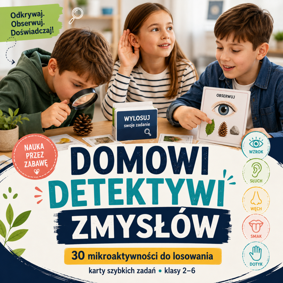 DOMOWI DETEKTYWI ZMYSŁÓW