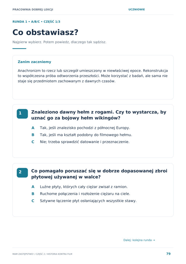Mam zastępstwo! Świat, który zaskakuje. 6 lekcji dla klas 4–6. Część 2