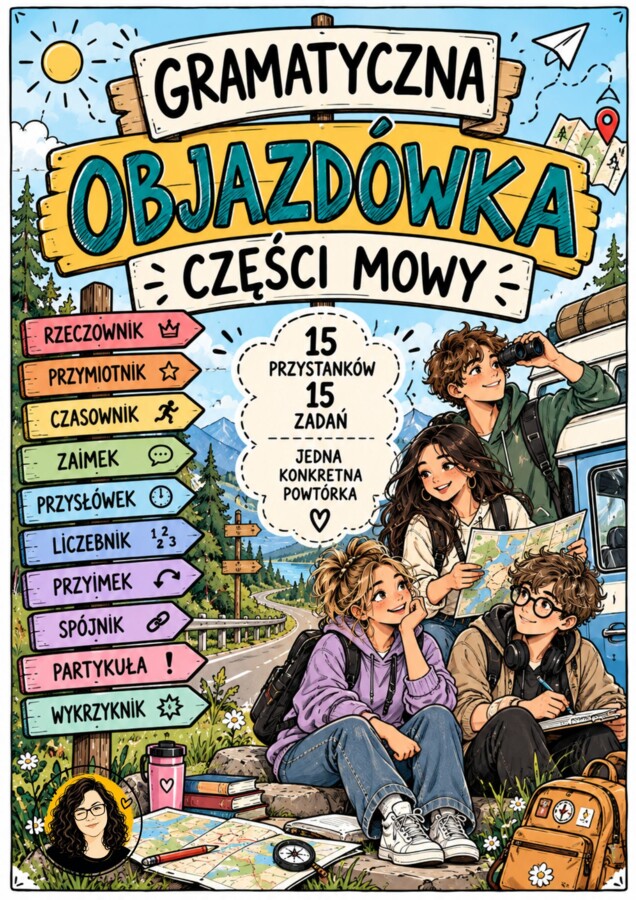 "Gramatyczna objazdówka" - części mowy.