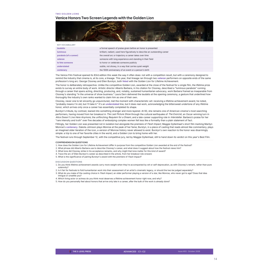 DARMOWY E-BOOK: THE 3-LEVEL PRESS, Issue #03
