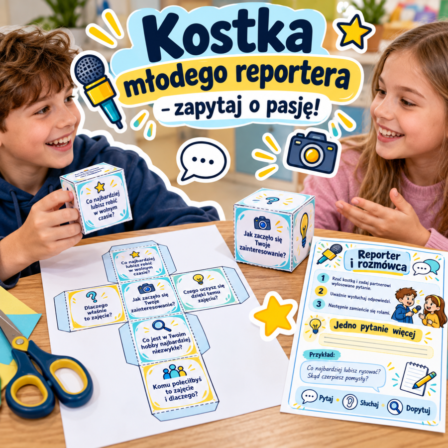 Kostka młodego reportera – zapytaj o pasję!