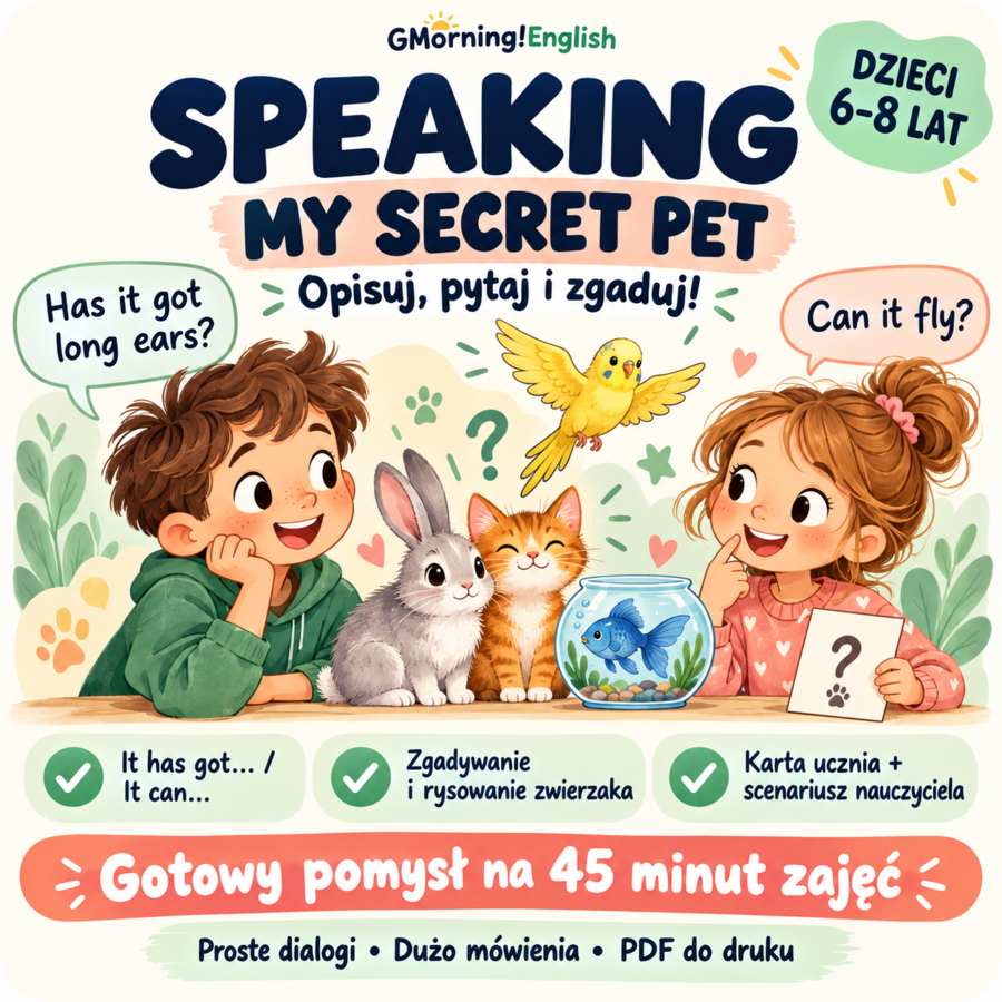 My Secret Pet — Speaking, 2/3 klasa