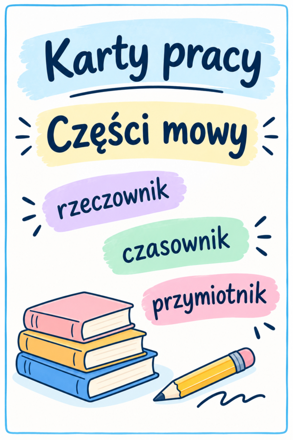 Karty pracy - Części mowy