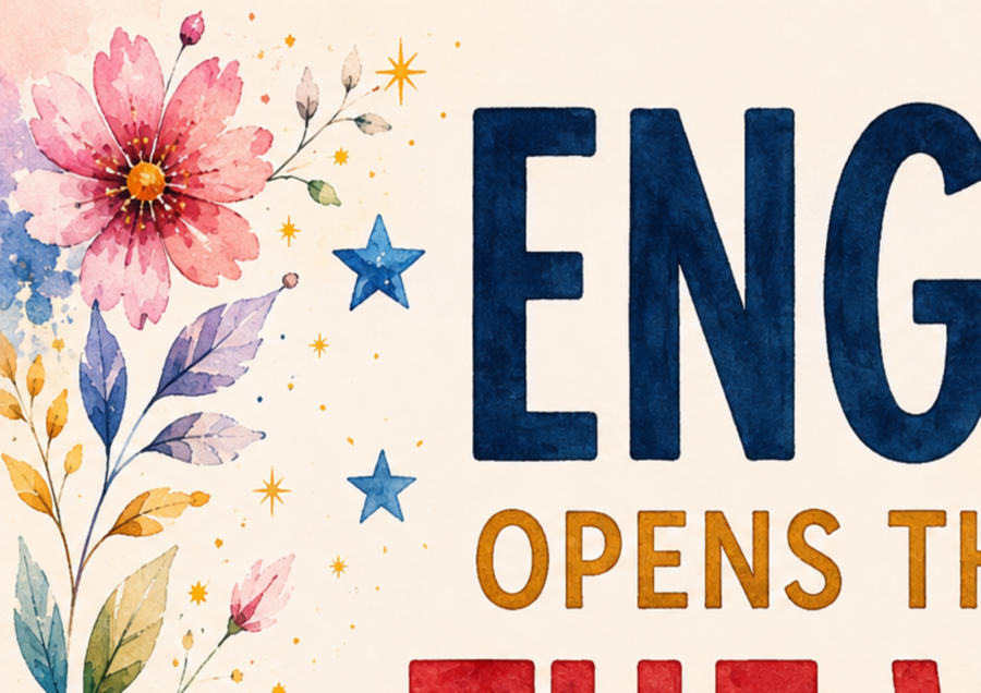 Gazetka English opens the door to the world