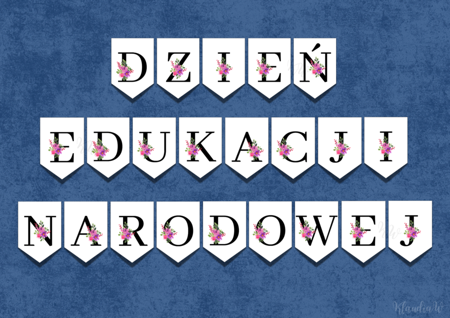 Dzień Edukacji Narodowej - girlanda