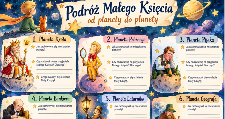 Pakiet materiałów do lektury "Mały Książę"