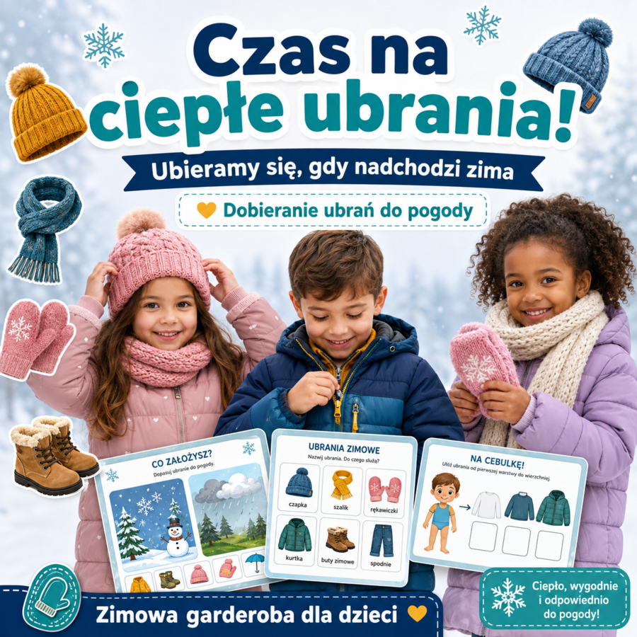 Czas na ciepłe ubrania! – ubieramy się, gdy nadchodzi zima