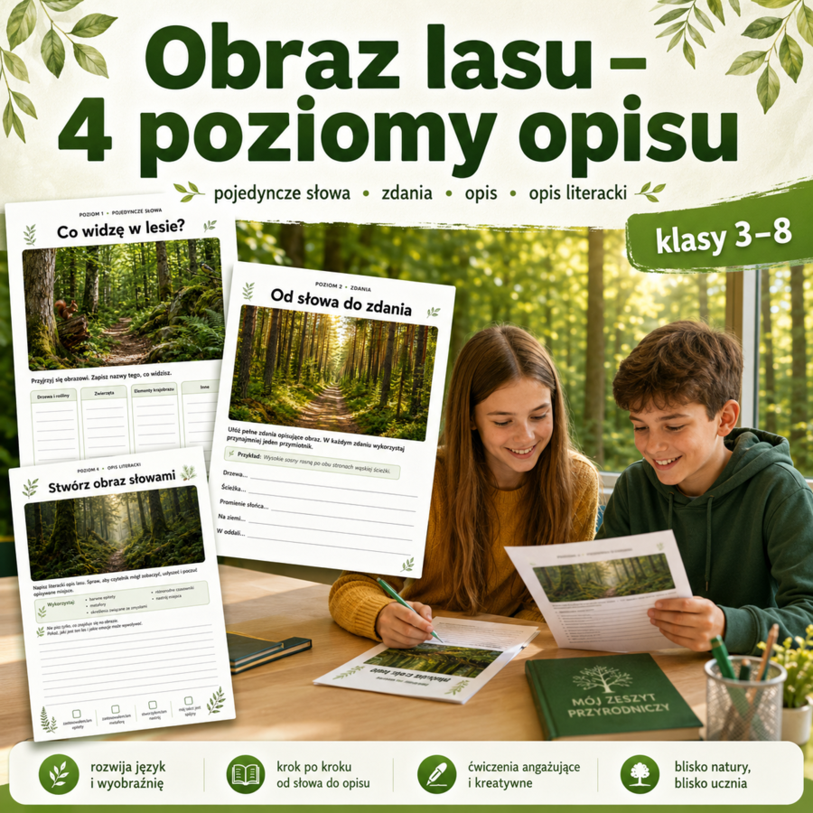 Obraz lasu – 4 poziomy opisu