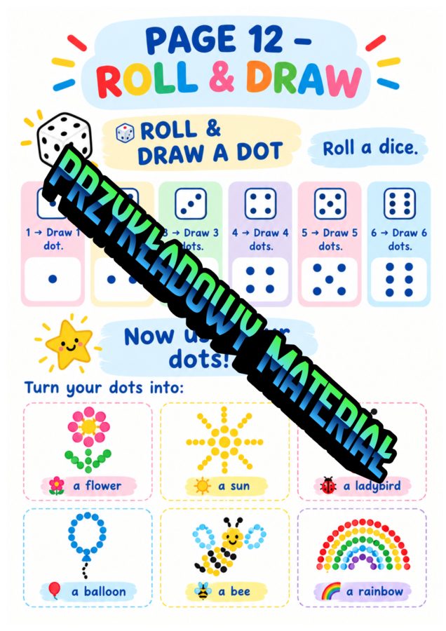 Dot Day - Bee Best - activity book - karty pracy - handouts - printouts