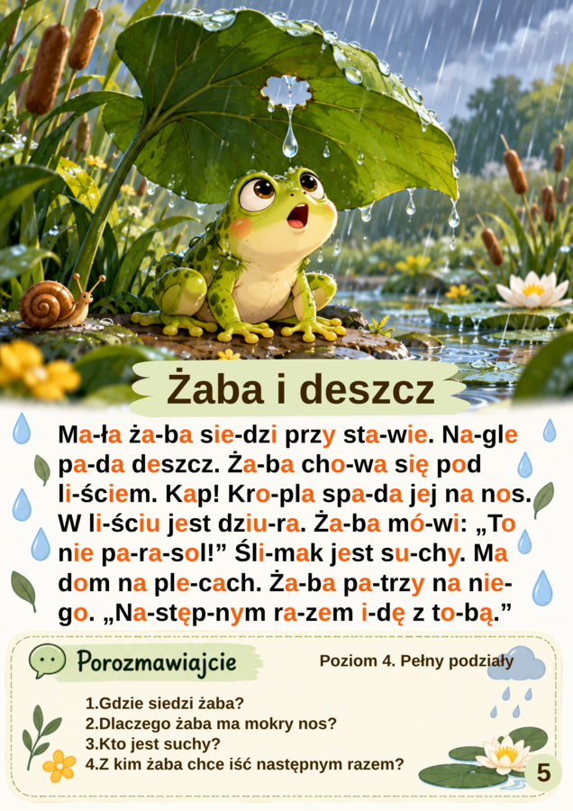 Czytam sylabami i rozumiem – 10 wesołych historii do nauki czytania | Klasa 1