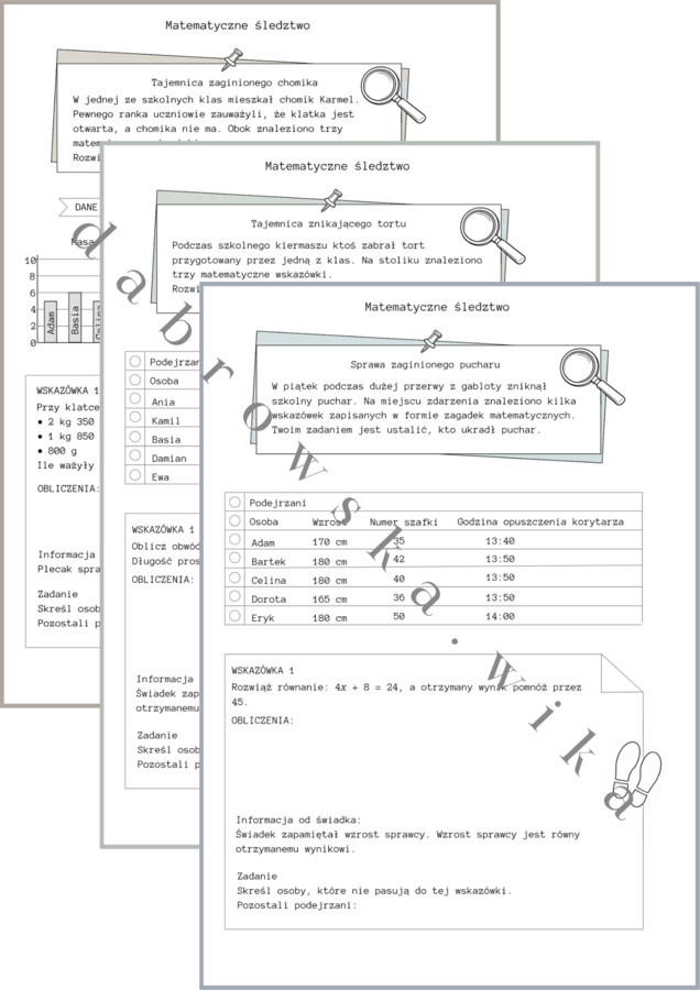 Matematyczne śledztwa