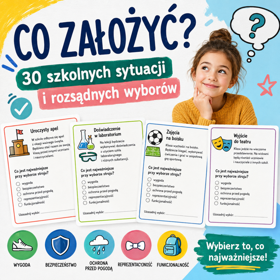 Co założyć? 30 szkolnych sytuacji i rozsądnych wyborów