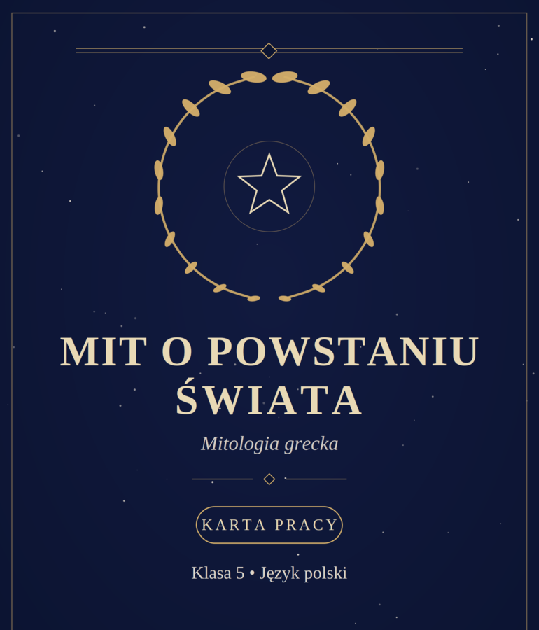 Mitologia grecka - powstanie świata