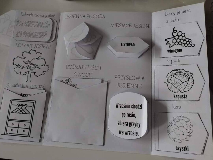 Lapbook Jesień