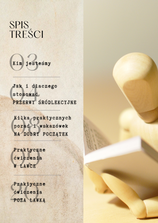 Przerwy śródlekcyjne - 20 pomysłów na aktywne krótkie przerwy w nauce
