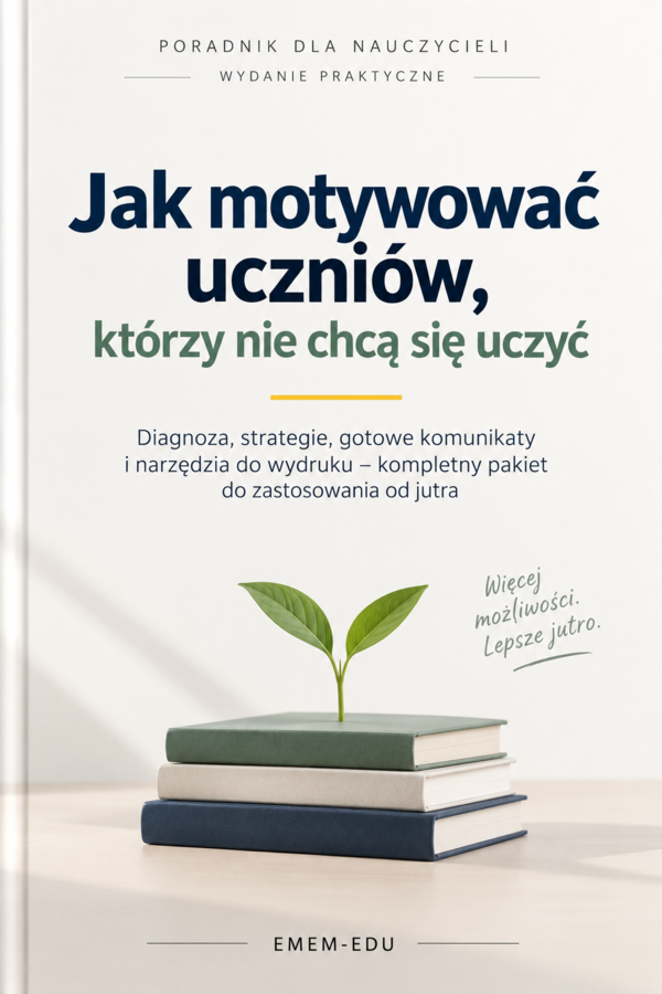 JAK MOTYWOWAĆ UCZNIÓW, KTÓZY NIE CHCĄ SIĘ UCZYĆ