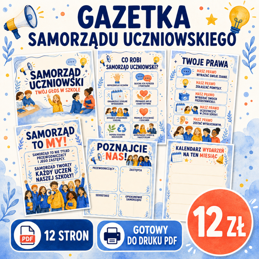 Gazetka Samorządu Uczniowskiego/ Szkolnego uniwersalna