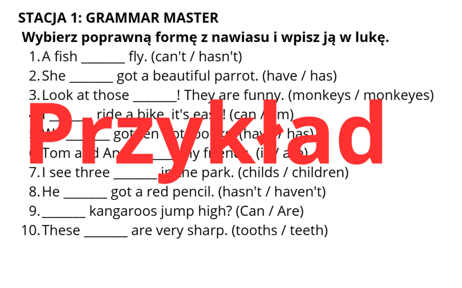 The Smart Agents Challenge- stacje dydaktyczne dla klas 4-5