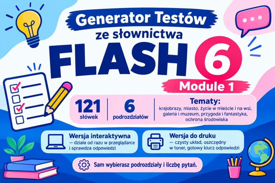 Generator testów Flash 6, Module 1