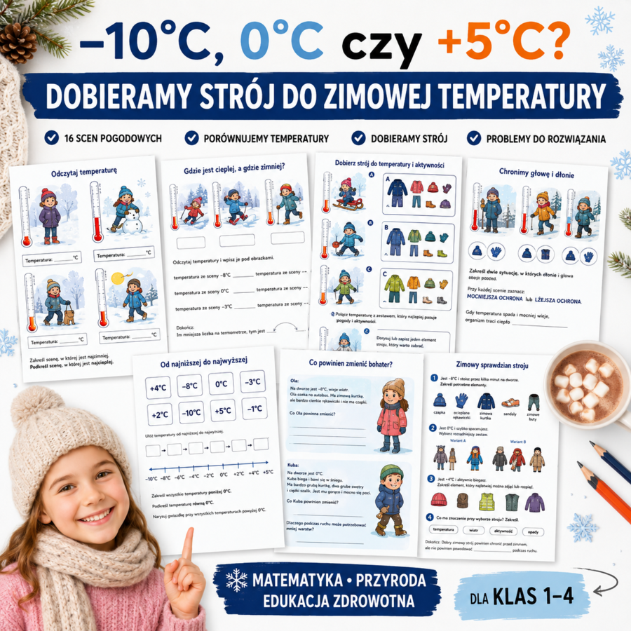 –10°C, 0°C czy +5°C? — dobieramy strój do zimowej temperatury