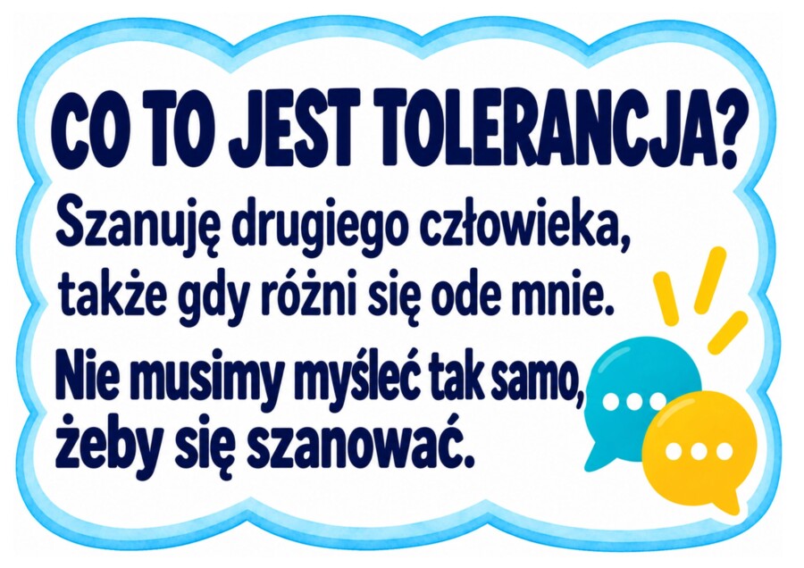 „Tolerancja zaczyna się ode mnie” - zestaw materiałów na gazetkę