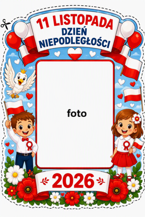 Dwie ramki do zdjęć - Narodowe Święto Niepodległości