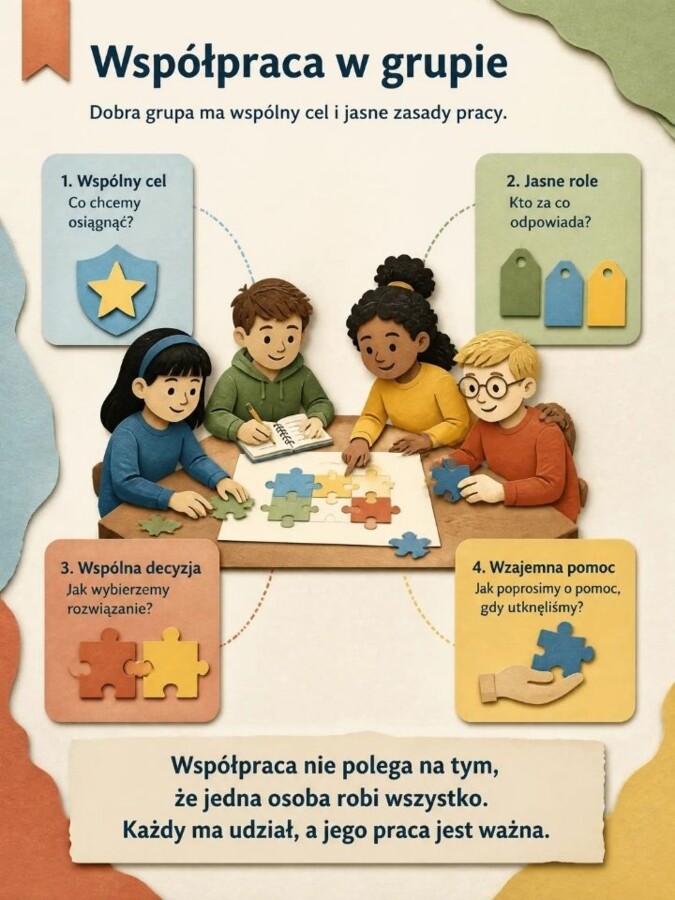 Tydzień o Budowaniu Relacji – gazetka szkolna i plansze edukacyjne o relacjach, empatii, granicach i bezpieczeństwie