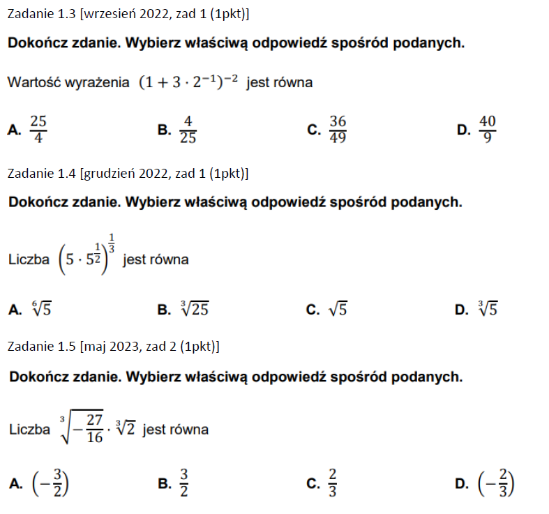 Przygotowanie do matury z matematyki - wszystkie 16 działów