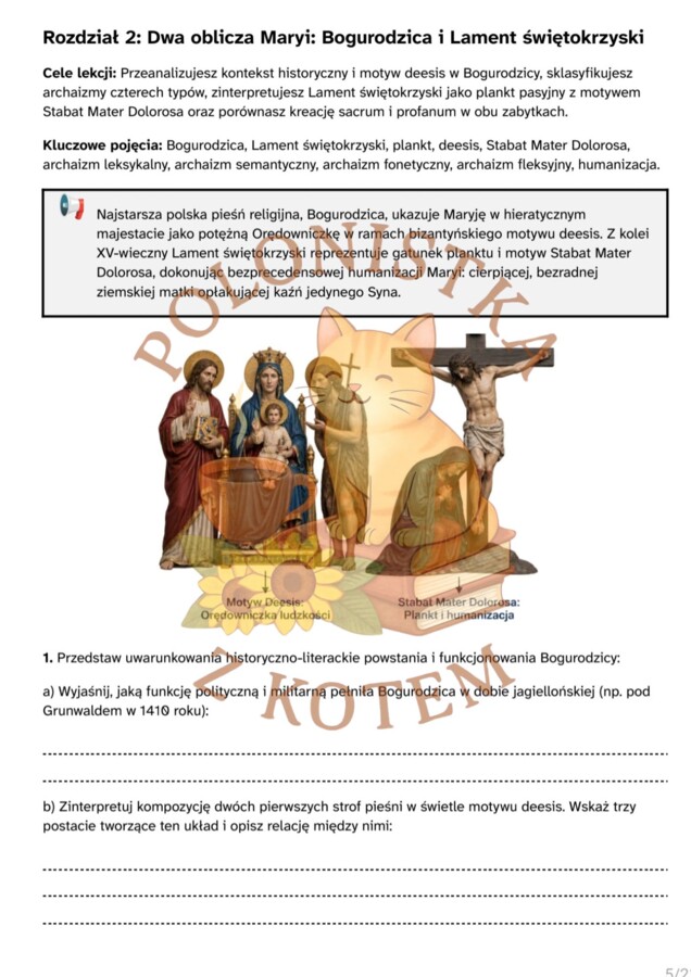 Język Polski. Średniowiecze: Zeszyt Ćwiczeń
