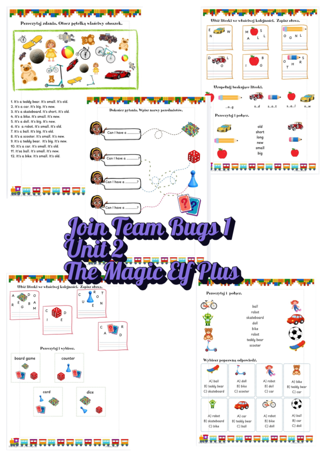 Karty pracy, materiały dodatkowe Join Team Bugs 1 Unit 2 The Magic Elf Plus